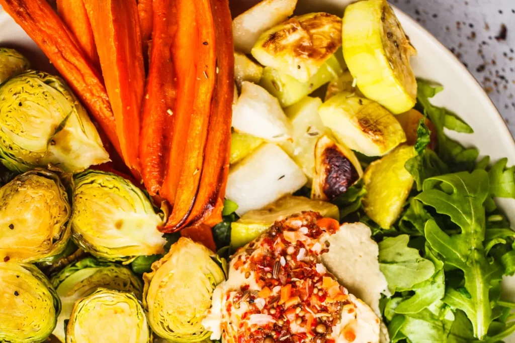 Roasted Vegetables to serve with Chicken Cutlets