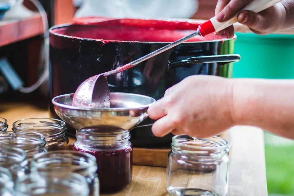 jam cooking process