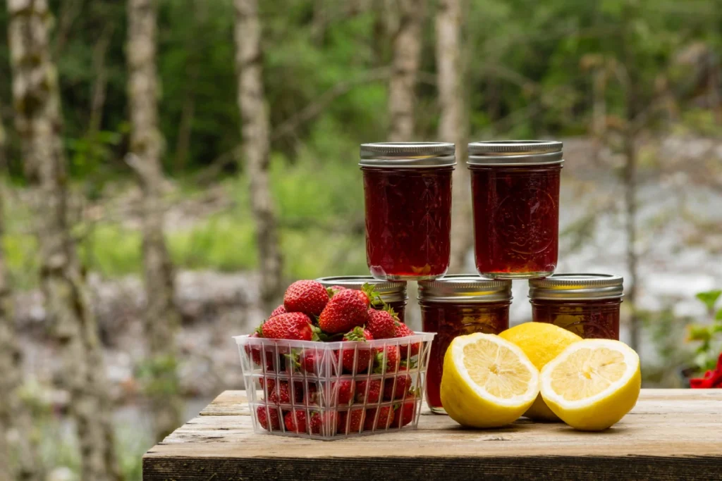 Why add lemon juice when making strawberry jam