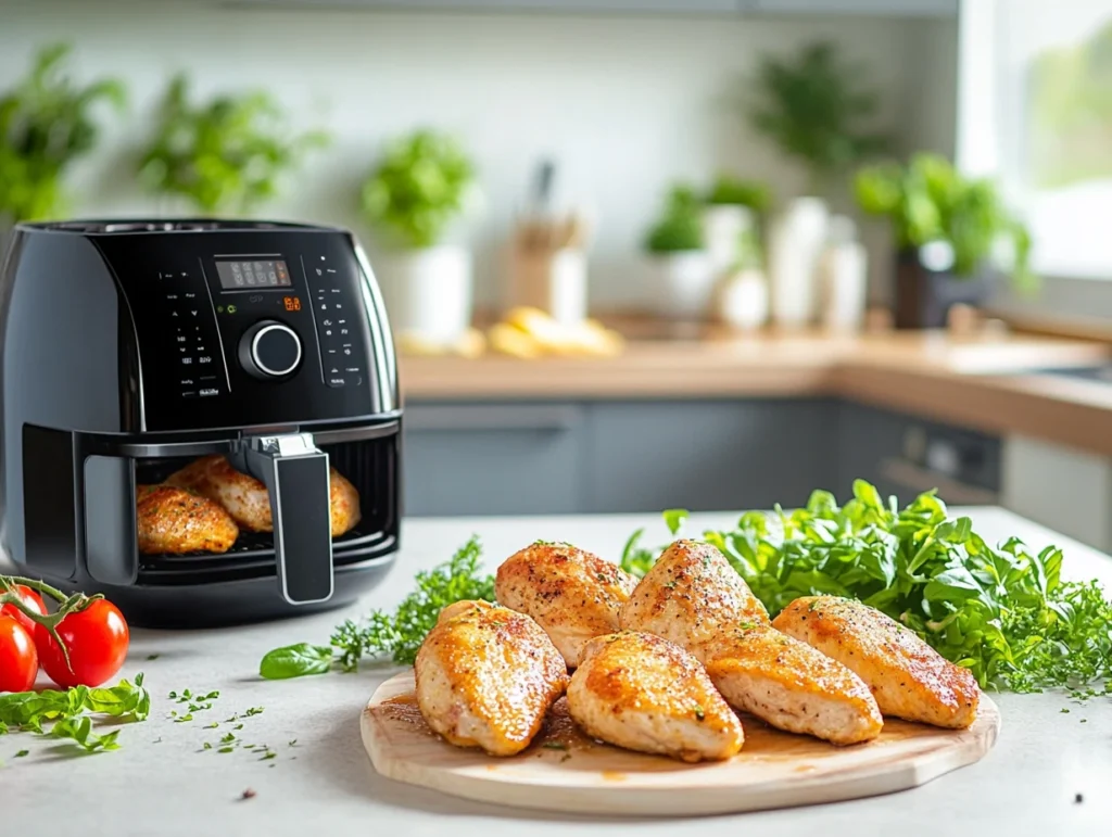 Air fryer chicken salad