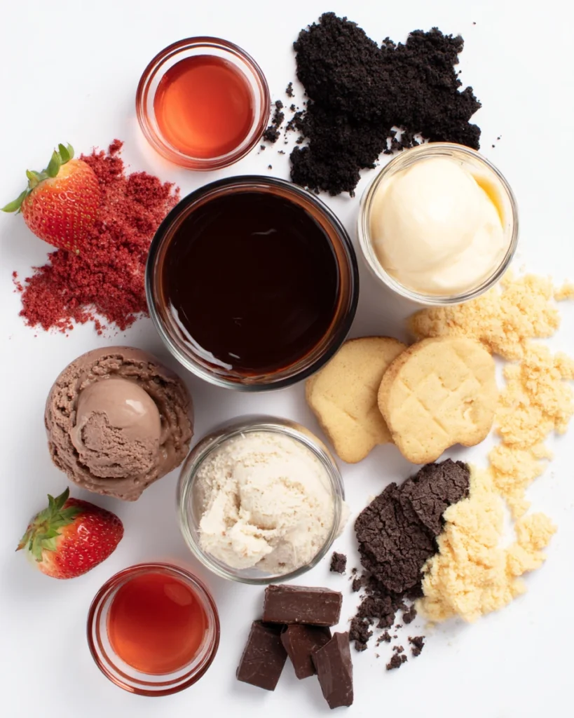 Frosty Fusion dessert ingredients